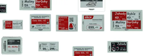 Elektronické cenovky umí komunikovat s váhou
