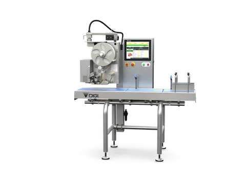 Automatický vážicí a etiketovací stroj typu start-stop DIGI LI-700 II